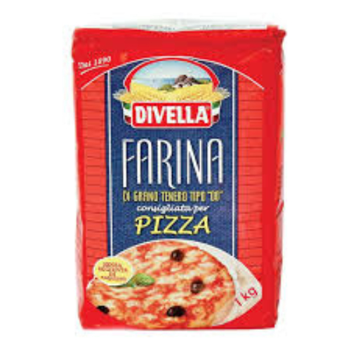ดีเวลล่า แป้งพิซซ่า ฟาริน่า 1 กิโลกรัม - Pizza flour farina Divella kg