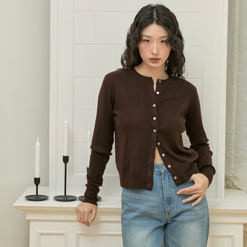 Classic Cardigan Basicselected คาร์ดิแกน เสื้อไหมพรม