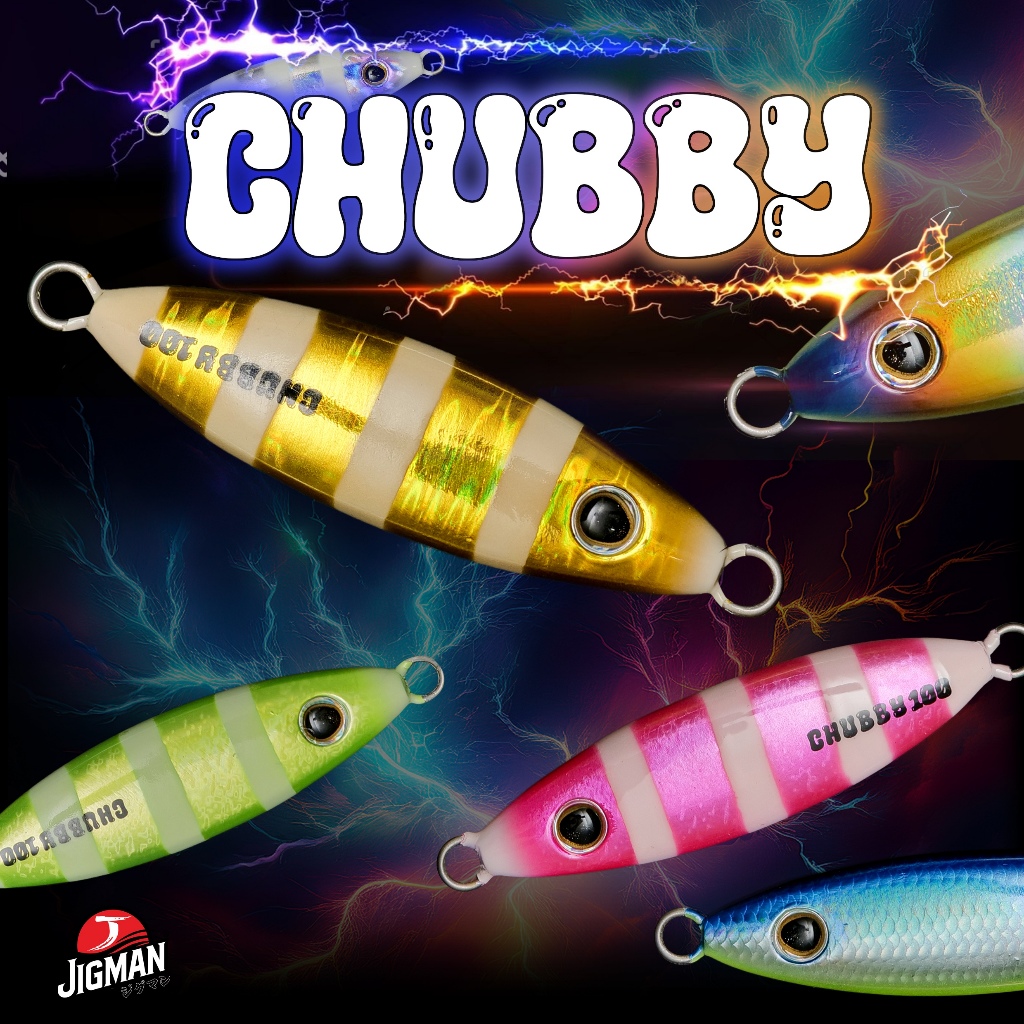 JIGMAN " CHUBBY " 40g 60g 80g 100g 120g 150g *** เหยื่อจิ๊ก จิ๊กแมน ชับบี้ JAPAN QUALITY 100% ***