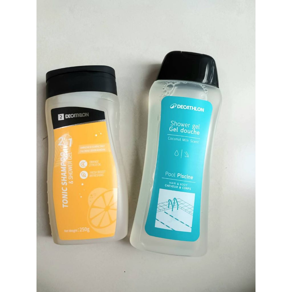 เจลอาบน้ำ/สระผม ล้างคลอรีน 2-in-1 nabaiji 250ml. by Decathion ราคา ถูกที่สุด ดีลบีเคเค แกลเลอรีภาพที่ 2