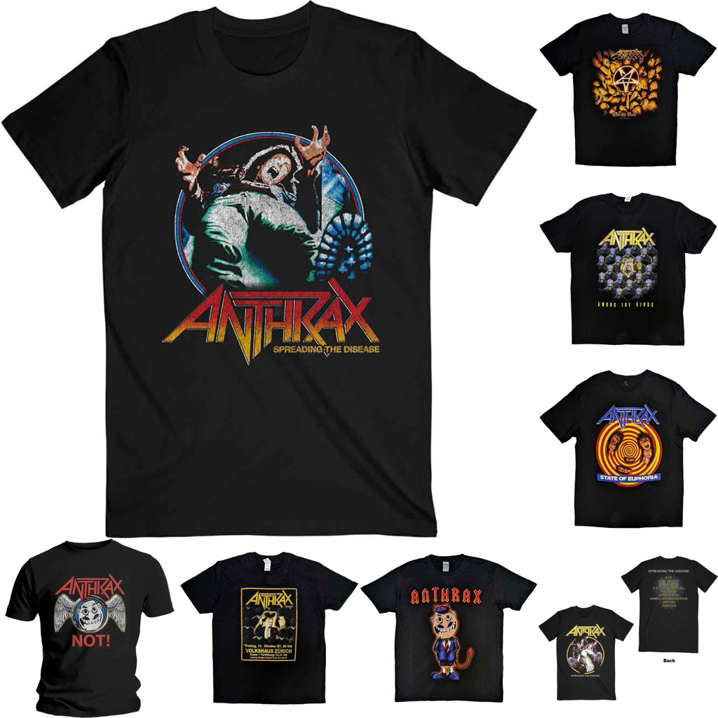 ⚠️เปิด PREORDER เสื้อวงดนตรี Anthrax T-Shirt ลิขสิทธิ์ของแท้ UK 🇬🇧🤘🔥