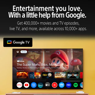 Sony BRAVIA 5 ทีวี 65 นิ้ว รุ่น K-65XR50 Mini LED 4K Ultra HD Smart TV (Google TV) | XR Processor