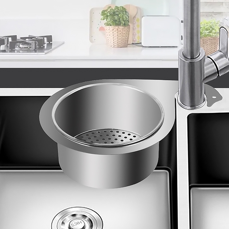 ตะกร้ากรองเศษอาหาร กรองเศษอาหาร ที่กรองเศษอาหาร ตะกร้าล้างผัก ตะแกรงกรองเศษอาหาร - รูปที่ 2