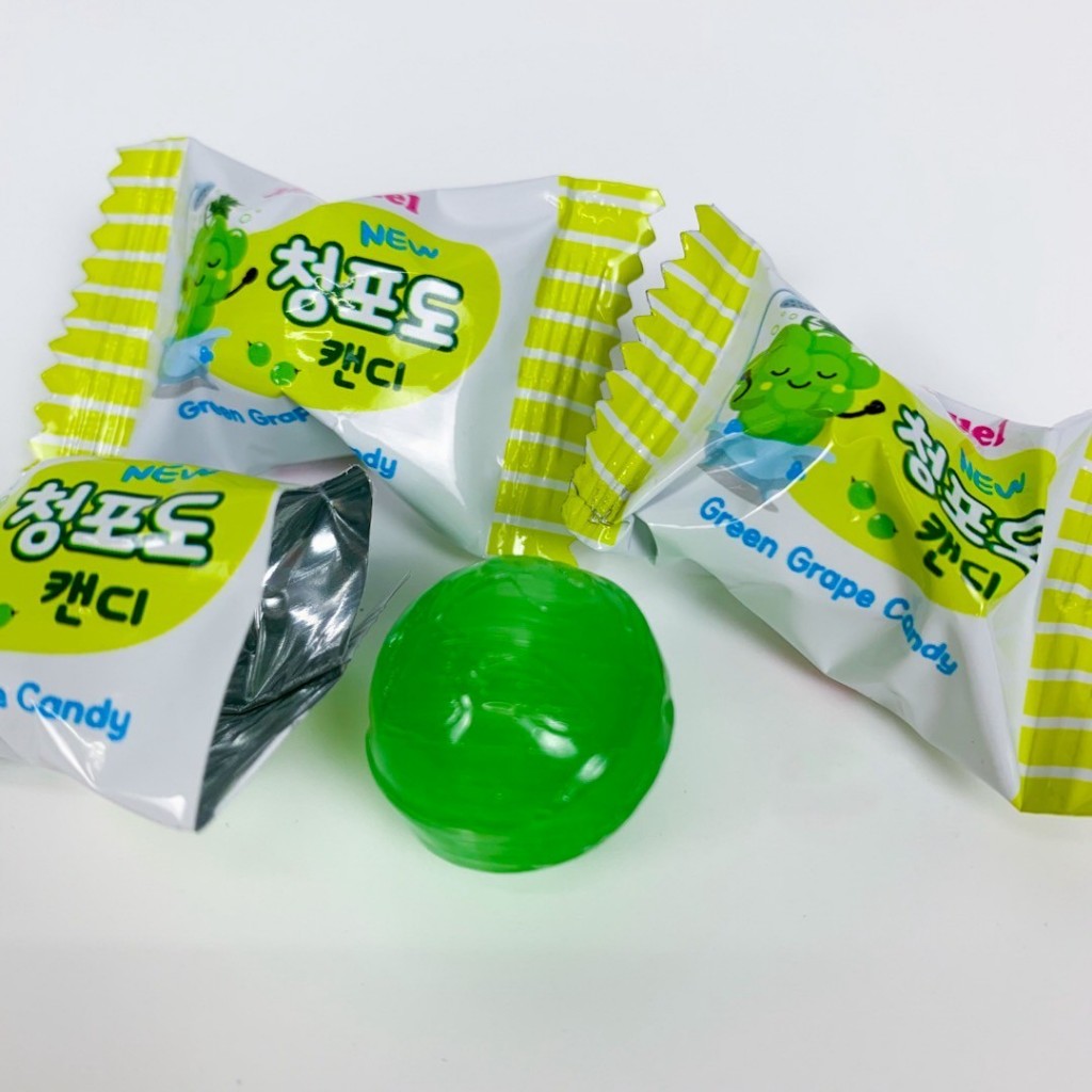 🍇ลูกอมรสองุ่น 20 เม็ด และ 50 เม็ด GRAPE CANDY ลูกอมเกาหลี 청포도 캔디 - รูปที่ 3