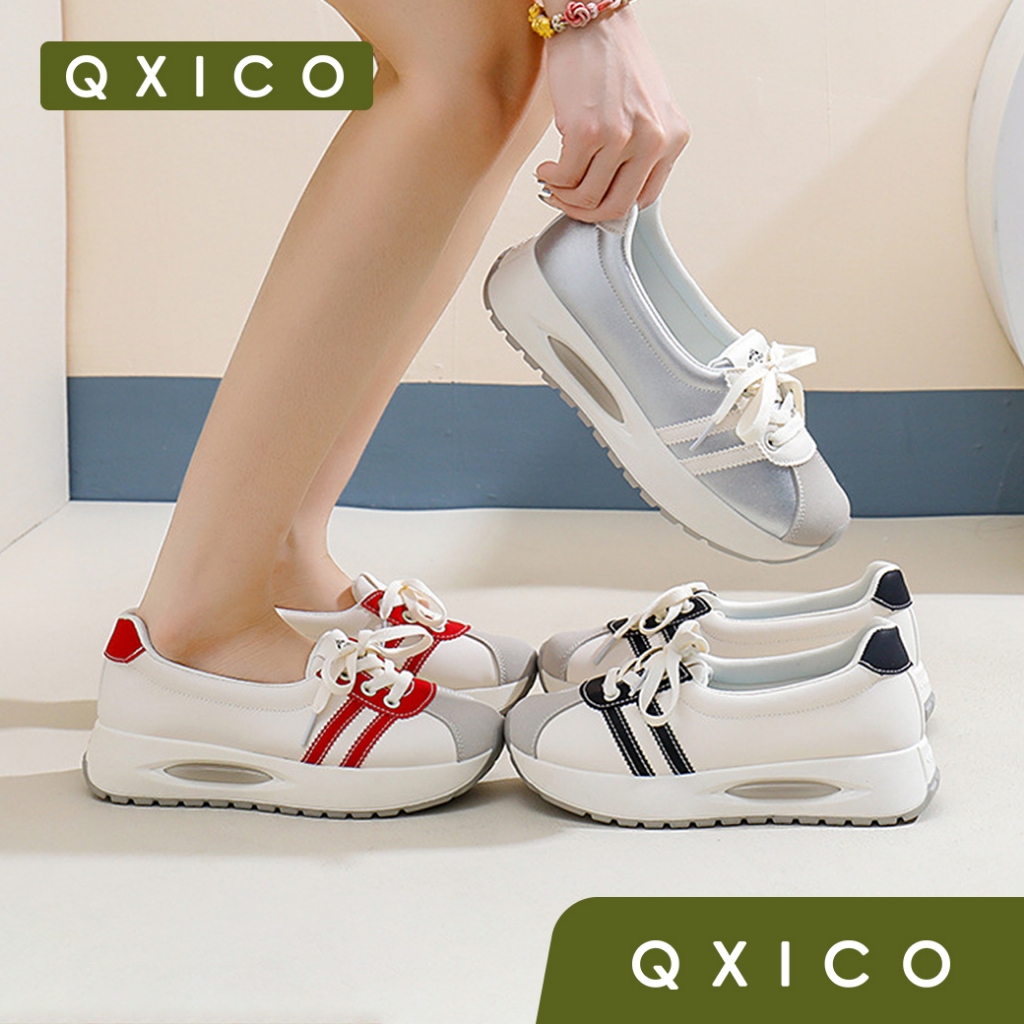 (ส่งด่วน❗️) QXICO รุ่น FQ227 รองเท้ามาใหม่ หนังนิ่ม ทรงสวย ใส่สบายมาก