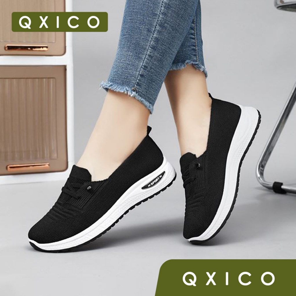 (ส่งด่วน ) QXICO รุ่น QZ161 รุ่นใหม่ รองเท้าแบบสวมง่าย ใส่สบาย ขายดีม๊ากก!!
