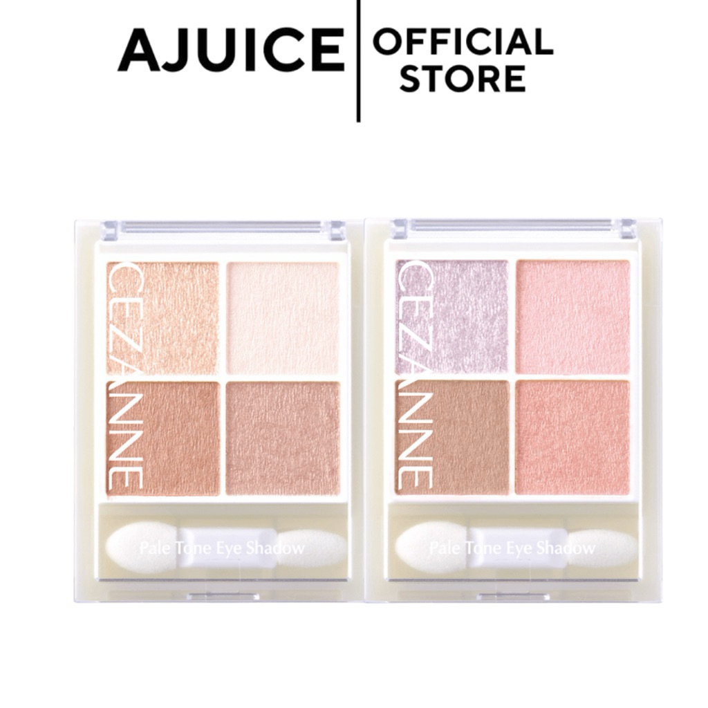 หิ้วเอง สีใหม่**CEZANNE Beige Tone Eye Shadow พาเลทอายแชโดว์ 4 เฉดสี เนื้อกลิตเตอร์- ชิมเมอร์ - เนื้อแมท