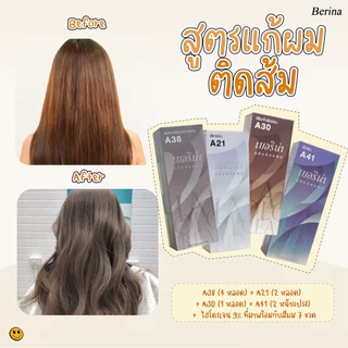 Berina Hair Color ครีมย้อมผม เบอรีน่า สีย้อมผม สีผมเบอริน่า 47เฉดสี