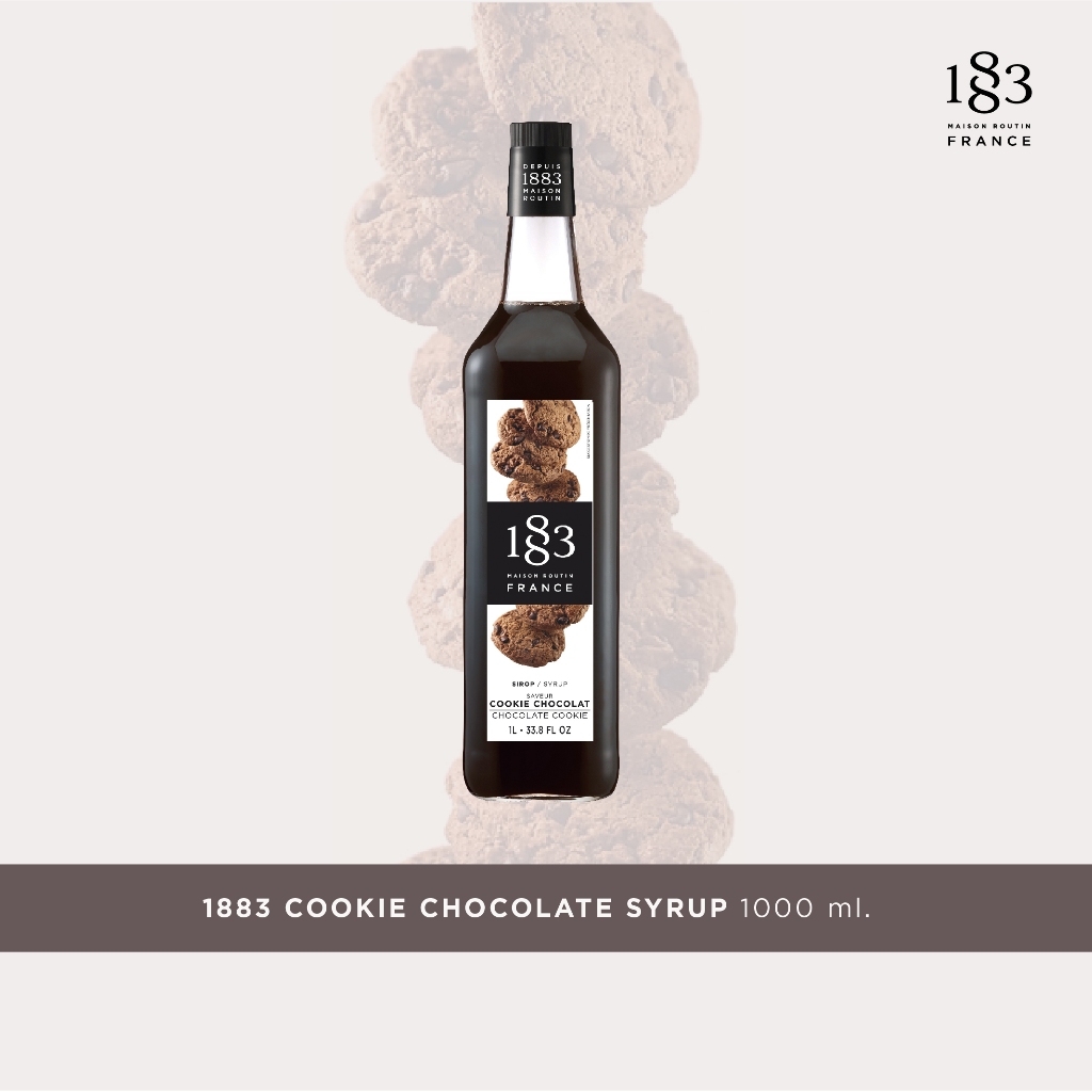 1883 Syrup น้ำเชื่อมกลิ่นช็อกโกแลต คุกกี้ 1000 มล. (1883 CHOCOLATE COOKIE SYRUP 1000 ml.)