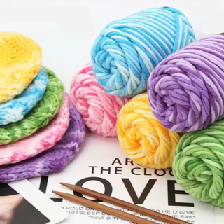 ไหมพรมคอตตอนนม ขนาด100กรัม 8ply milk cotton yarn เนื้อนุ่ม สีพาสเทล ถักง่าย พร้อมส่งจากไทย