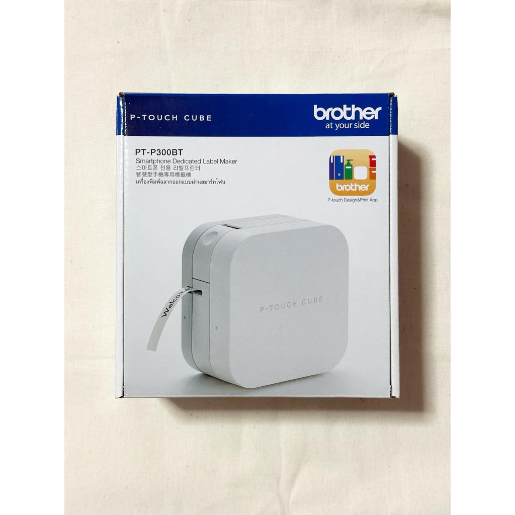 Brother P-Touch Cube PT-P300BT เครื่องพิมพ์ฉลากแบบพกพาออกแบบผ่านสมาร์ทโฟน