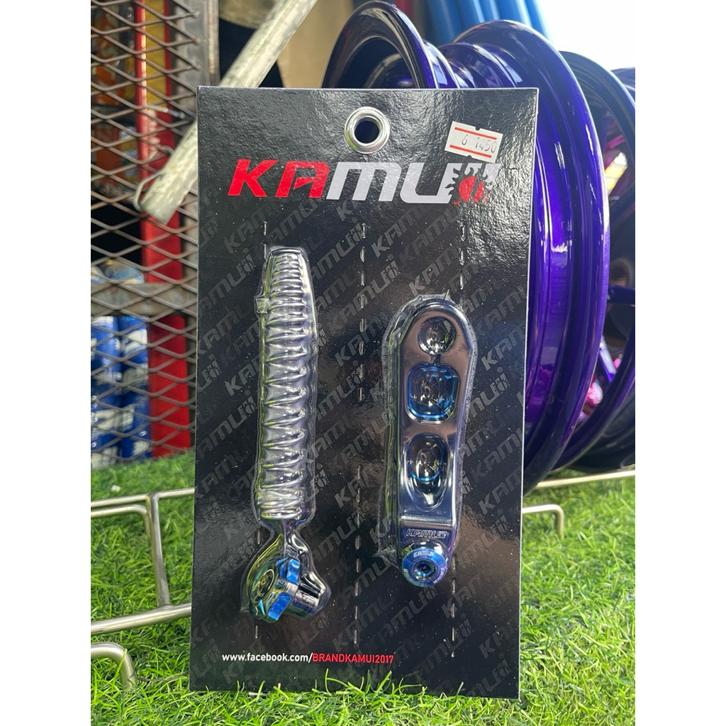 มือลิงเบรคหลัง (KAMUI) คามูอิ 2-Tone V.2 ใส่ Giorno/Lead/Pcx พร้อมสปริงเบรค - รูปที่ 3