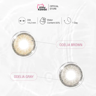 [60%Off] Kitty Kawaii 1Day Contact Lens : Oneday คอนแทคเลนส์รายวัน รุ่น Odelia Brown