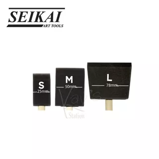 SEIKAI ชุดแปรงหัวโฟม อาร์ทติสเกรด หลายขนาด ไซส์ S M L คละขนาด