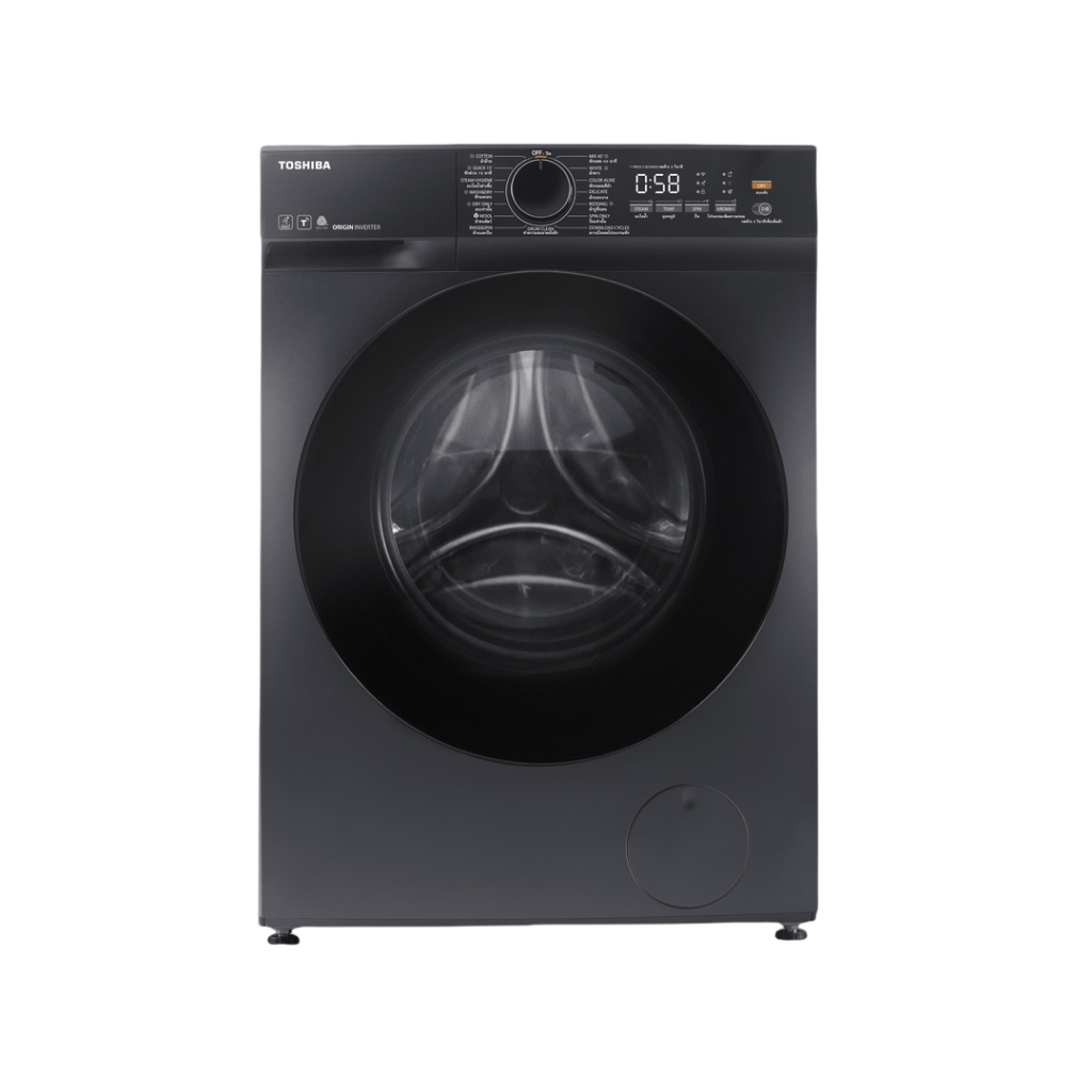 Toshiba เครื่องซักอบผ้าฝาหน้า 13/8 กก. รุ่น TWD-T21BU140UWT(MG)