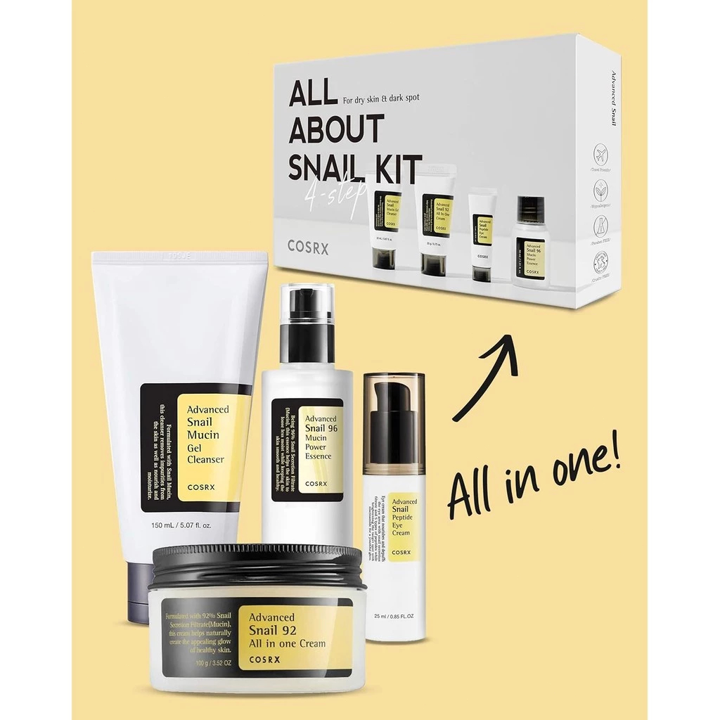 COSRX All About Snail Mucin ชุดฟื้นฟูผิว