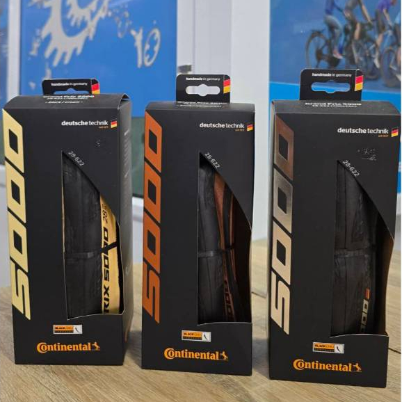 ยางเสือหมอบ Continental GP5000 ยางนอก งัด ขอบพับ Conti Grand Prix 5000 แท้ ศูนย์ไทย✔️