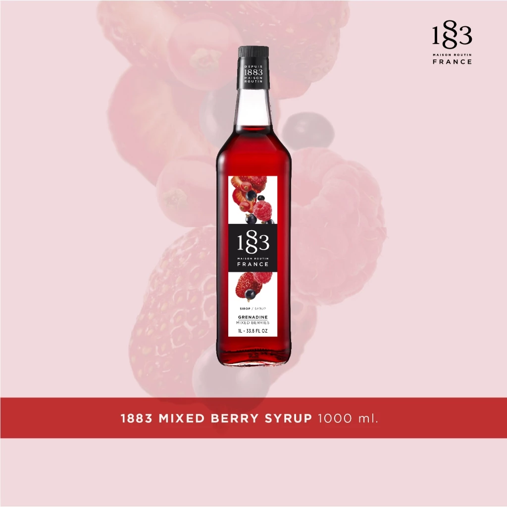 1883 น้ำเชื่อมกลิ่นมิกซ์ เบอร์รี่ | MIXED BERRY SYRUP 1000 ml. (SKU 1899)