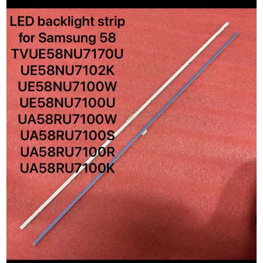 LED backlight strip for Samsung 58 TVUE58NU7170U UE58NU7102K UE58NU7100W UE58NU7100U UA58RU7100W UA5