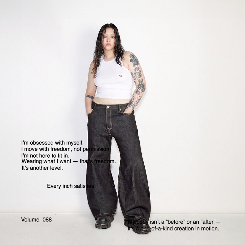 PONY STONE NELSON  Curved jeans (RAW BLUE)