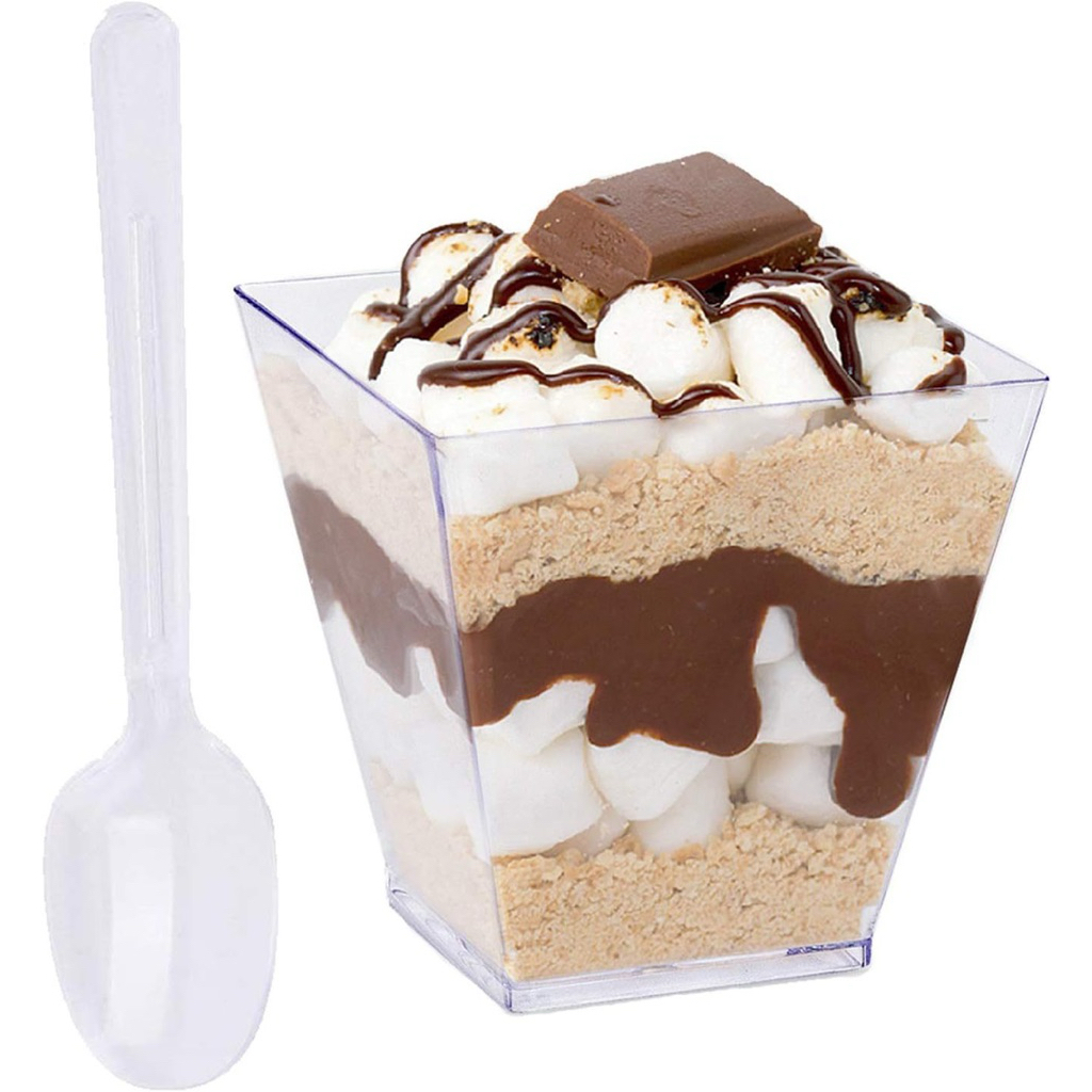 ถ้วยมูสใส่เค้ก(มินิ60ML)*มีฝา*จำนวน50ชิ้น - รูปที่ 4