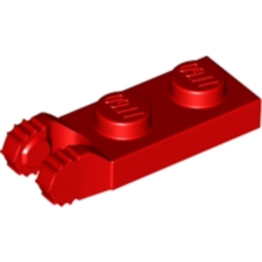 LEGO PART No: 44302 (ชิ้นส่วนเลโก้แท้) Hinge Plate 1 x 2 Locking with 2 Fingers on End