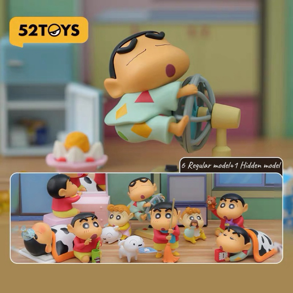 💥สินค้าแท้พร้อมส่ง💥 กล่องสุ่ม 52Toys Shinchan Daily ยก Box