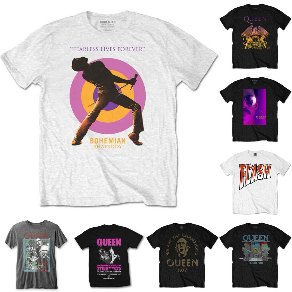 ⚠️เปิด PREORDER เสื้อวงดนตรี Queen T-Shirt ลิขสิทธิ์ของแท้ UK 🇬🇧🤘🔥
