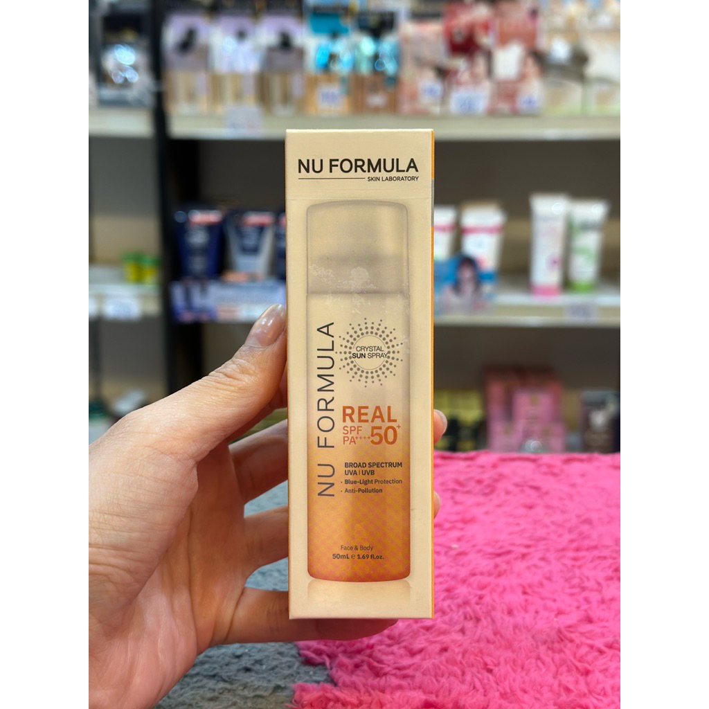 Nu Formula สเปรย์กันแดดสำหรับผิวหน้าและผิวกาย ขนาดพกพา 50มล.