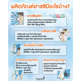Hashi Baby Drop 4 ML น้ำเกลือหยดจมูก สำหรับเด็กเล็ก ช่วยให้น้ำมูกนิ่ม และสูดออกง่าย