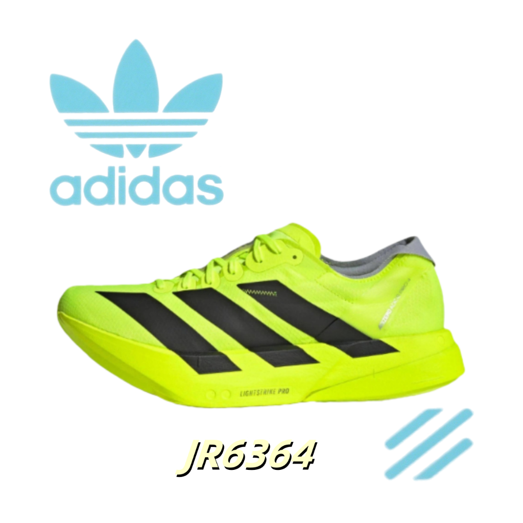 ของแท้ 100 % 🥾adidas Adizero Adios Pro 4  JR6364 รองเท้าผ้าใบสำหรับผู้ชาย และผู้หญิง