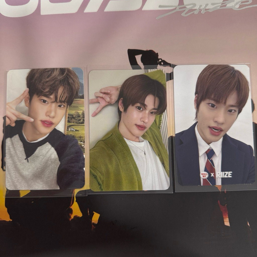 (พร้อมส่ง) การ์ด Riize / sohee