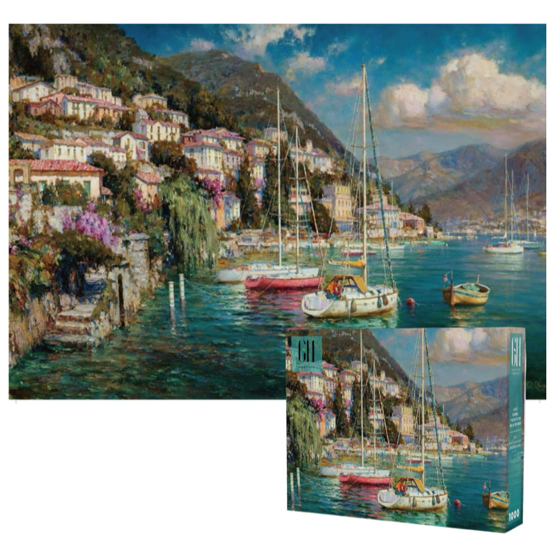 Grateful House: Lake Como จิ๊กซอว์พร้อมส่ง 1000 ชิ้น