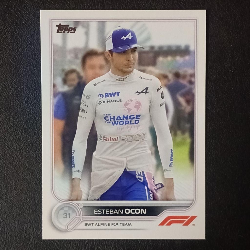 การ์ดนักแข่งรถฟอร์มูล่า วัน ESTEBAN OCON FORMULA 1 TRADING CARD (F1)