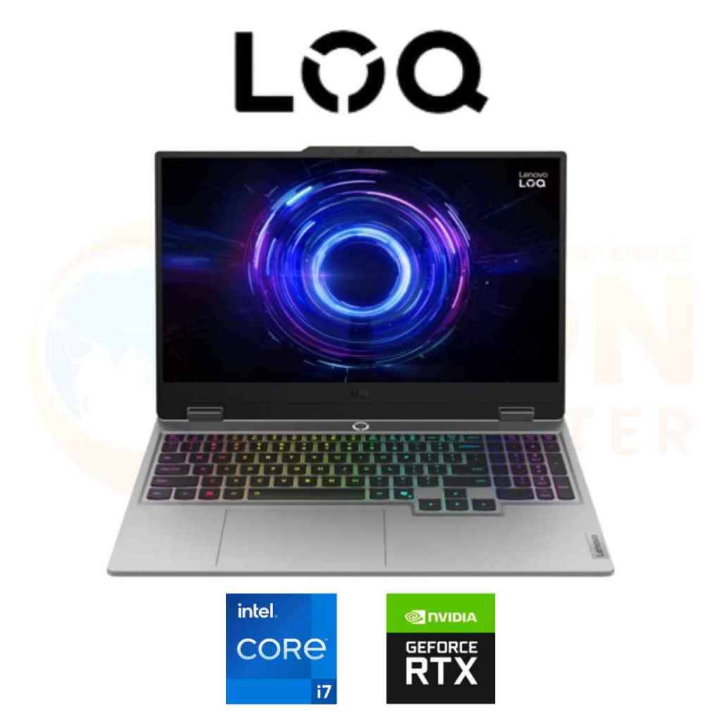 LENOVO LOQ 15IRX10 83JE00A1TA NOTEBOOK (โน้ตบุ๊ค) INTEL CORE I7-13650HX/ RTX 5050 / 24GB / 512 GB / 
