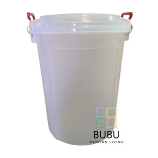 ถังน้ำพลาสติกพร้อมฝาปิด 16 แกลลอน (60 ลิตร) ตราเสือคู่โลก สี…