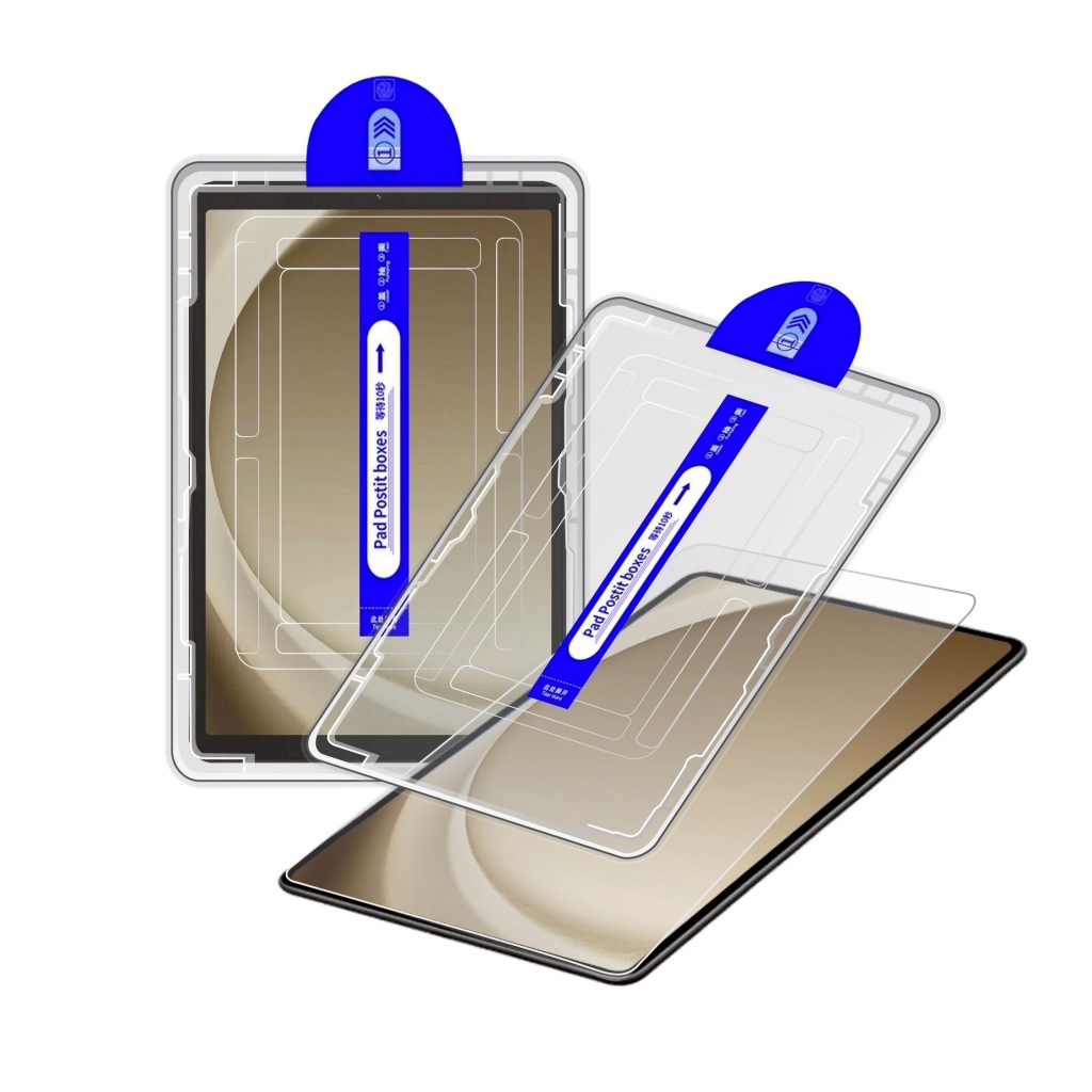 ฟิล์มกระจก พร้อมบล็อคติดตั้ง Samsung Tab A9+/ Tab A9 / Tab S7/ S8 /S9 /S9 FE/ S10 /S7 FE /S8+/S9+/S9 FE+/S10+/S10 Lite