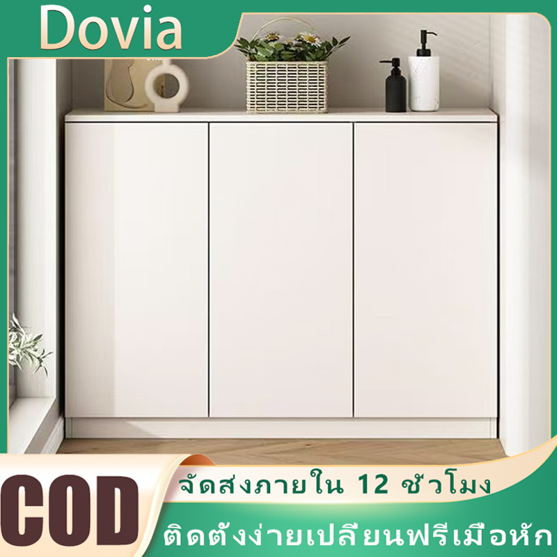 IKEA ตู้ไม้ที่ง่ายและปฏิบัติ ตู้เก็บข้อมูล ตู้ด้านข้างห้องนั่งเล่น ตู้เก็บข้อมูลห้องนั่งเล่นในครัวเร