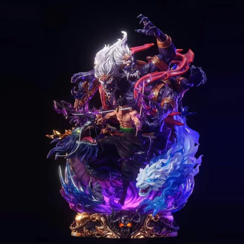 รูปอะนิเมะ One Piece Ronoa Zoro Yan Mo Wano Asura Zoro COD ขนาดใหญ่ของเล่นคอลเลกชันเครื่องประดับ