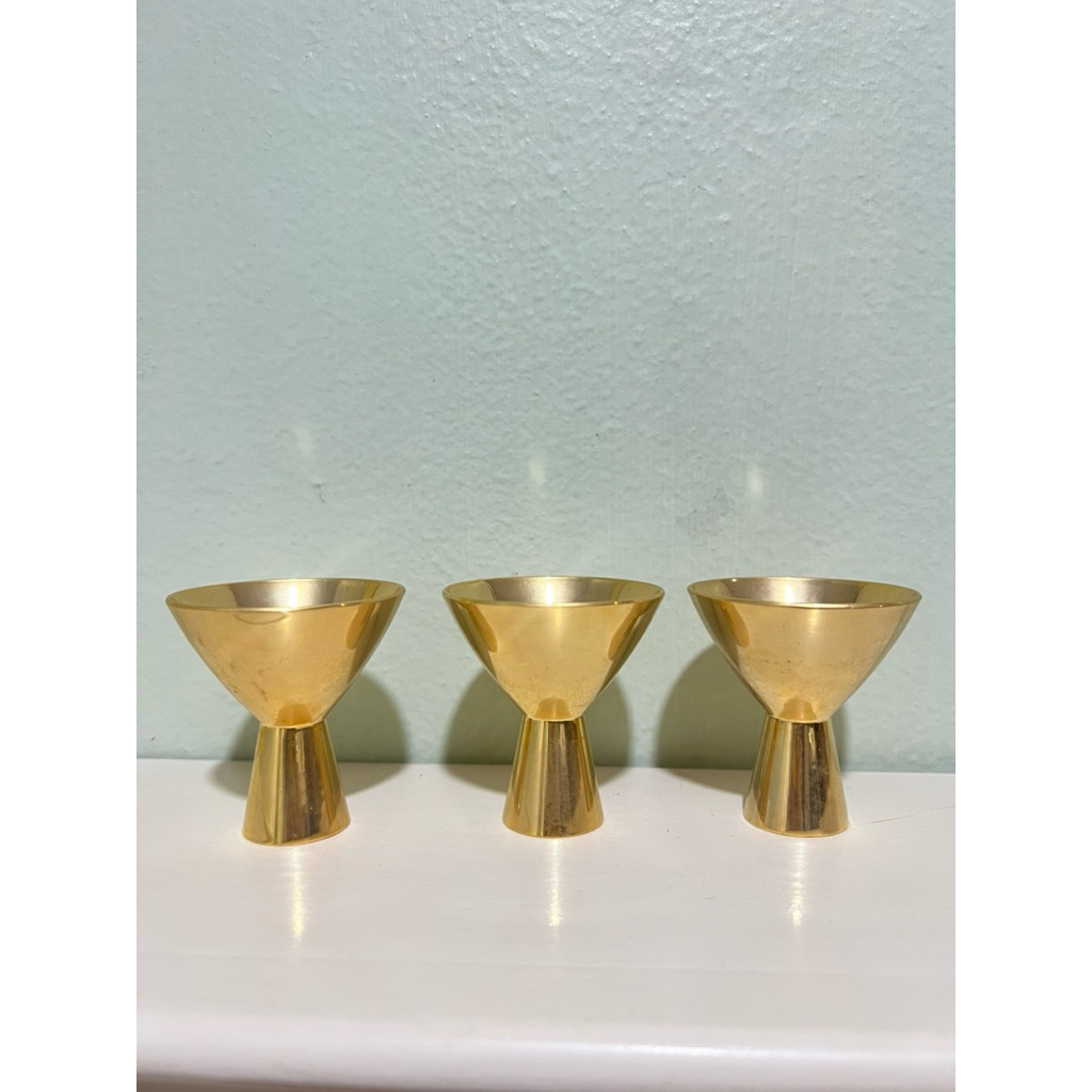 #TC168_7  จอกสาเก 24K gp