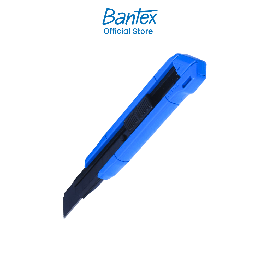 Bantex คัตเตอร์ มีดคัตเตอร์ 9mm 18mm ที่ตัดกระดาษ พกพา หมุนล็อคใบมีดได้ ใบมีดคัตเตอร์ Cutter
