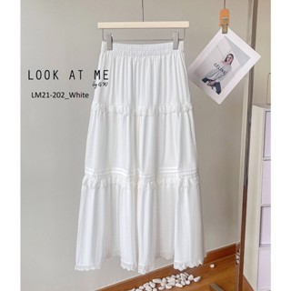 **พร้อมส่งจากไทย**กระโปรงเอวสูงทรงเอ ผ้านิ่ม ใส่สบายไม่ร้อน …