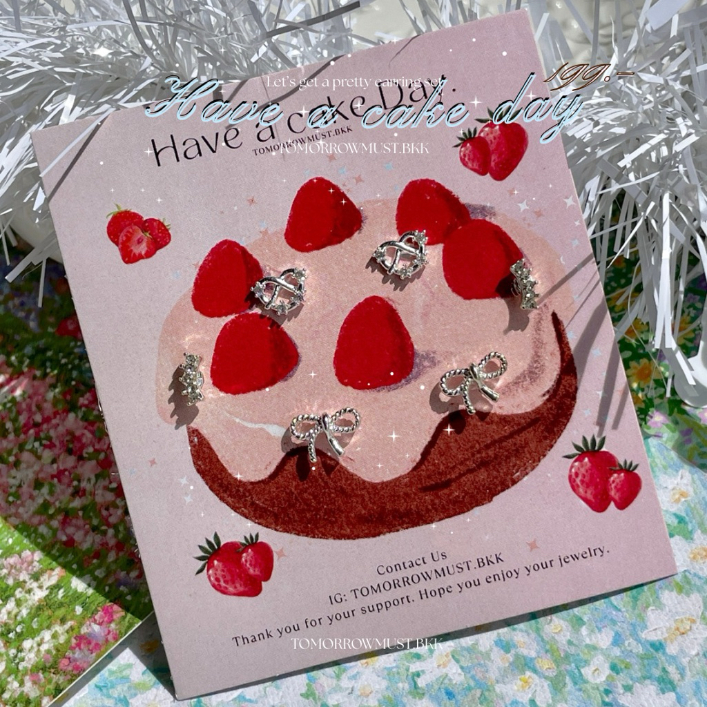 🎂🍫✨ Have a cake day earring se(chocolate)✨🍫🎂