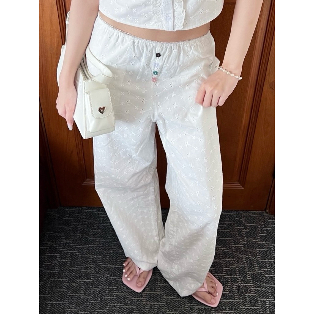 (New in pack) Cintage♡ CT2095 กางเกงขายาวcosy8892 🎀 สี Baby lace(cosyกางเกง) Size S/M/L