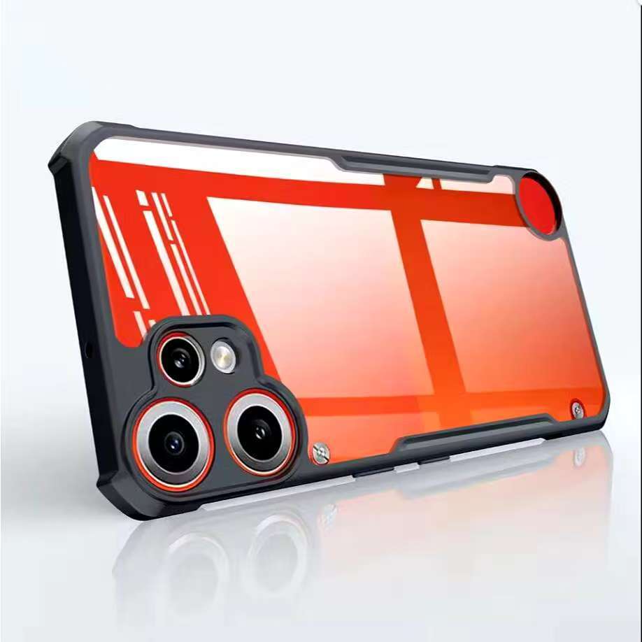 Nothing CMF Phone1(พร้อมส่งในไทย)เคสกันกระแทกขอบสีหลังใสNothing CMF Phone(1)/Nothing CMF Phone 2 Pro