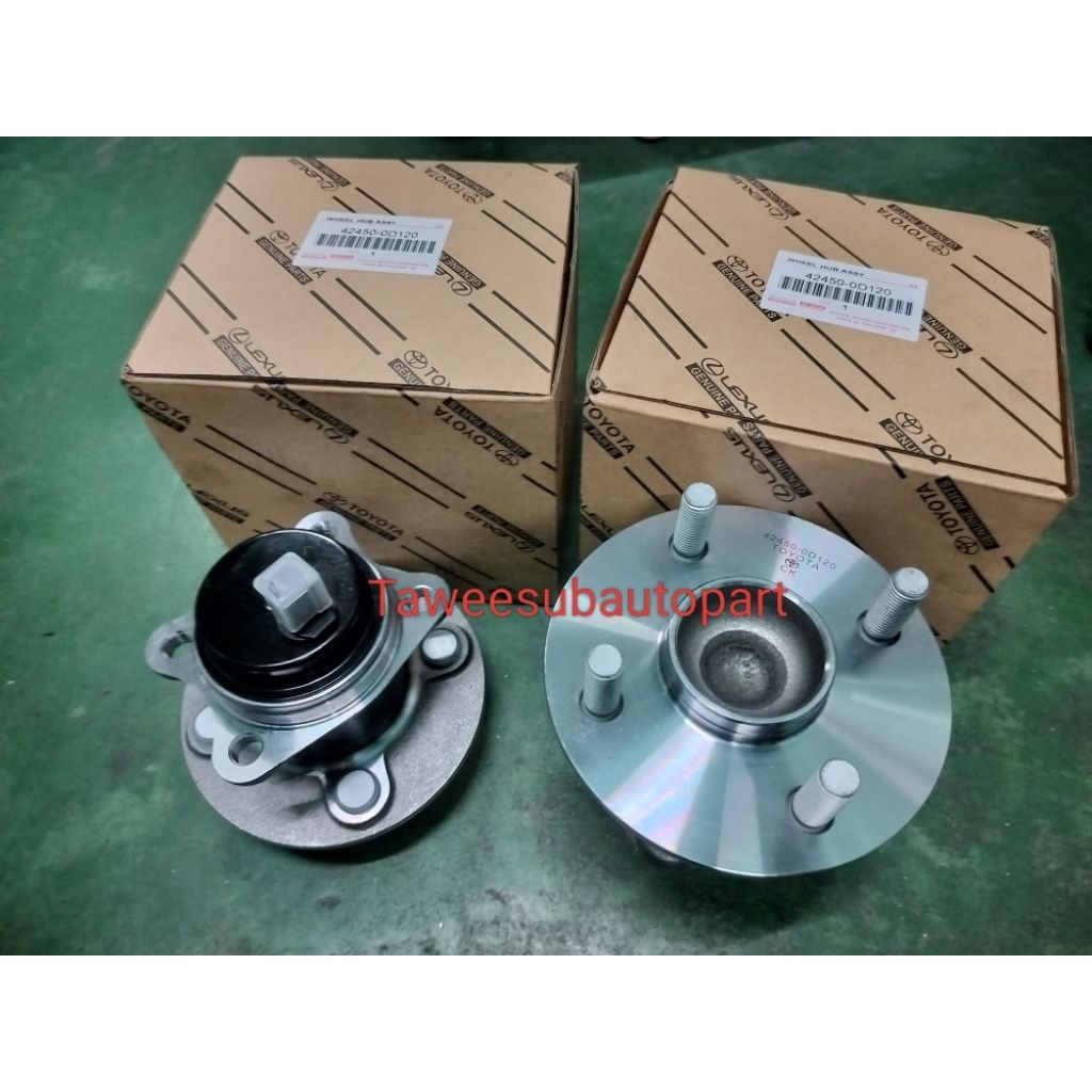 ลูกปืนล้อหลังแท้ ABS/ดุม TOYOTA VIOS'2013-2022,YARIS'2013-2022 NEW 42450-0D120