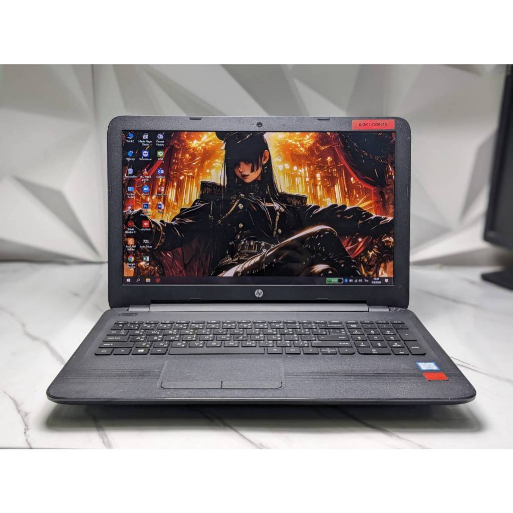 second hand notebook  HP 15-ay191TX  สเปก intel Core i7-7500U (gen7)   Ram 8 GB SSD Samsung EVO 860 