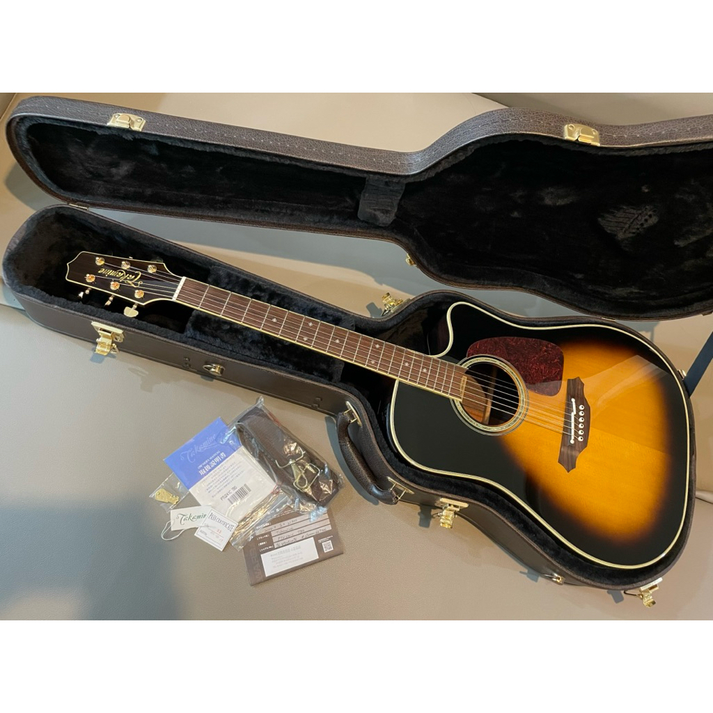 กีตาร์โปร่งไฟฟ้า Takamine PTU241C TBS Japan🇯🇵