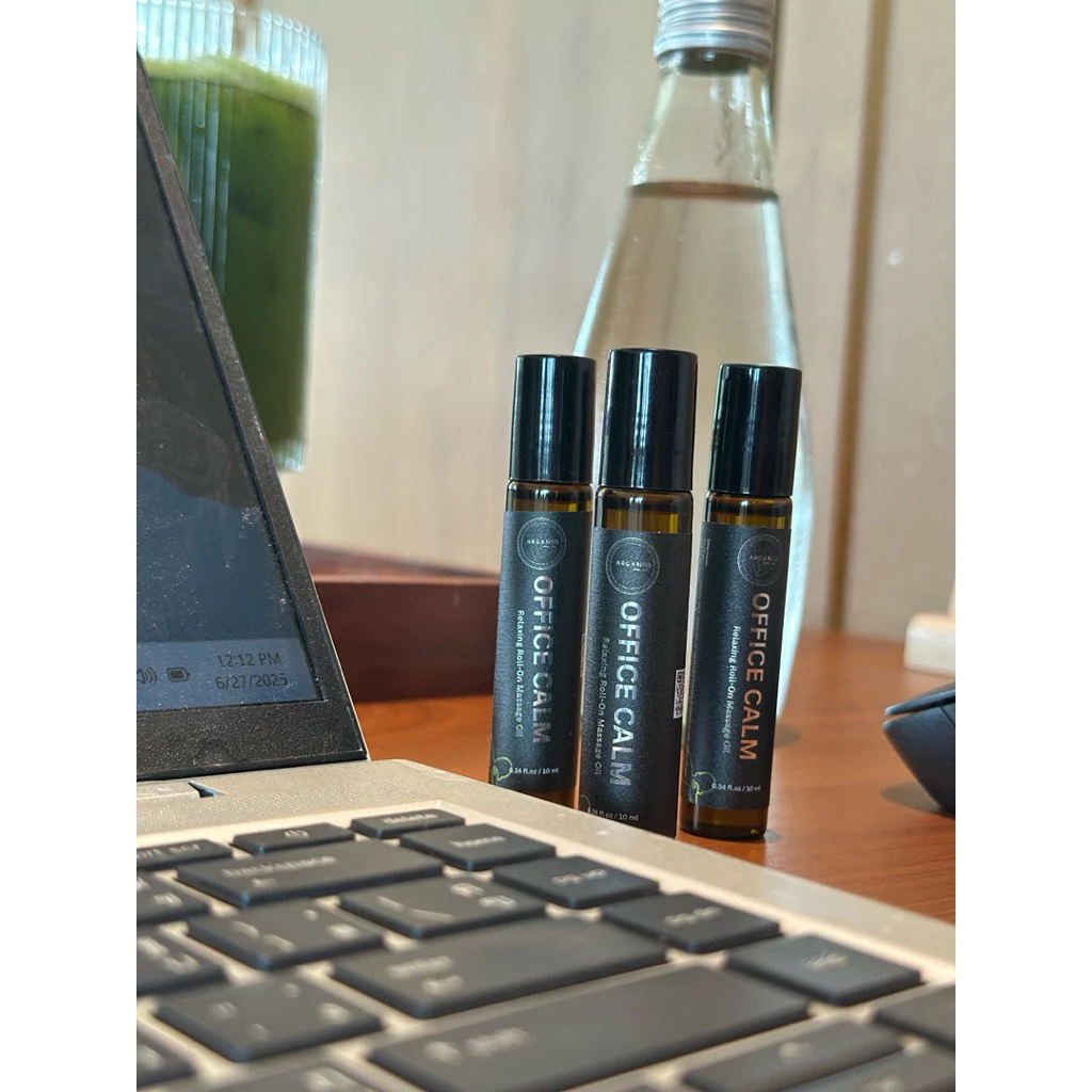 Office Calm Relaxing Roll-On Massage Oil Arganiq thumbnail 5
