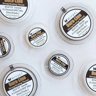Miyuki Dura-Line Strong Beading Thread เอ็นร้อยลูกปัด สำหรับทำสร้อย ข้อมือ (ไม่ยืด) Made in japan